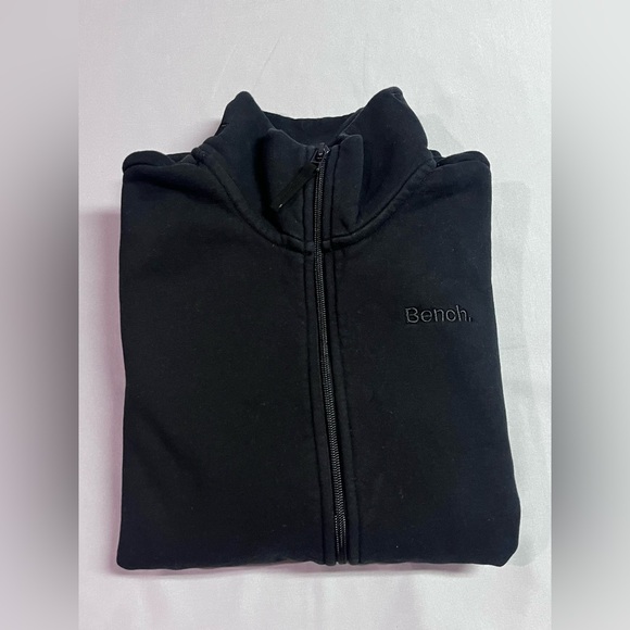 Bench Men's Zip Up Fleece Jacket Size Small - Picture 8 of 8